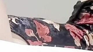 Skinny Asian Teases Small Tits in Sexy One Piece