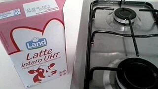 i get punished with hot milk enema and hard whips