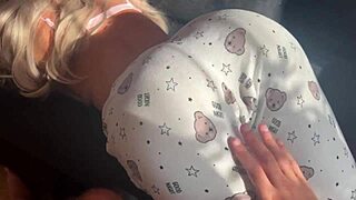 Hey this blonde slut begs to get pounded like a whore in POV