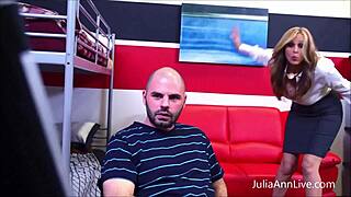Big Titted Professor Julia Ann Swallows Student Cum