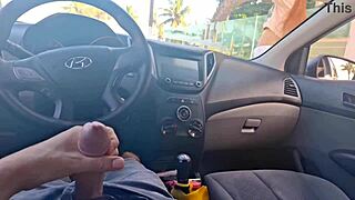 risky public car masturbation bent over doggystyle