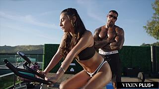 i crave watching gianna dior devour that massive bbc right in the gym