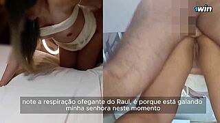 bruna silva's mature night out with her man and buddy