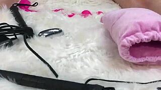 i gave her that amazing oiled massage then slammed her tight pussy and gaping asshole with a huge glass dildo she screamed loving every thrust before heading home swollen to her clueless husband