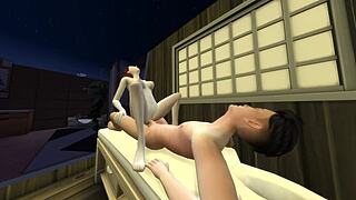 i'm getting that sims 4 massage turning into hot fucking