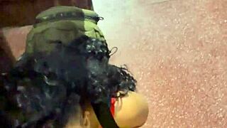 wanna see this hot argentina gulping cum right on buenos aires streets?