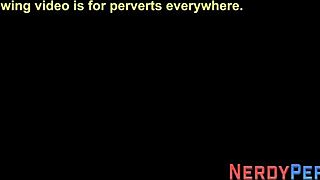 why does big tit slut gulp down nerd's throbbing dick so eagerly?