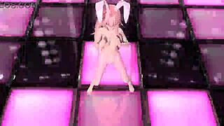 megurine luka's nude bunny suit bares epic tits and ass!