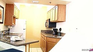 slim petite neighbor tricked into bbc rough cowgirl pounding