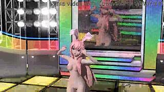 megurine luka's nude bunny suit bares epic tits and ass!