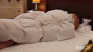 beautiful asian milf couple shares passionate creampie sex