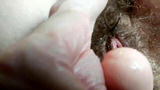 Straddles Big Dildo With Puffy Wet Pussy Boldly