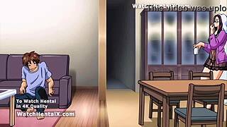 anime hentai babe dives into steamy pussy licking creampie action