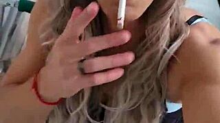 Crossdressed Sissy Slut Sits Outside House at 6AM Smoking After All-Nighter Wondering If Good Enough