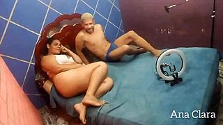 Leo Ogro Gets Double Blowjob from Thick Ebony Sluts Arianny Koda and Nicoli Fox