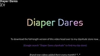 i dared jessica morgan flashing diaper in public pub outdoor