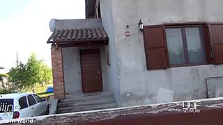 French newbie devours cock hungrily in her first pov suck session