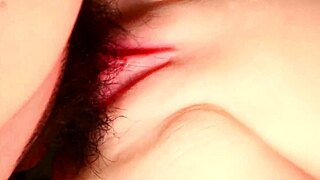 plunge into this beauty's dripping shaved vagina wetness up close