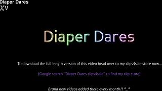 i dared jessica morgan flashing diaper in public pub outdoor