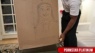 blonde leya falcon teases massive dick ride