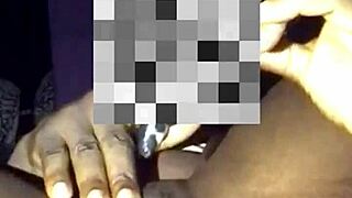 shaved big clit pussy swells juicy wet from deep anal toy fingering masturbation