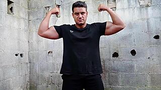 Brazilian Bear Yuri Gaúcho Pounds Huge Cock to Cumload