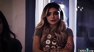 Adria Rae overwhelmed by lustful group licks and big cock thrusts