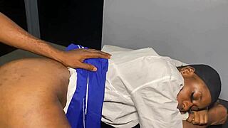 oh yeah fuck my ass doggy style with that monster black cock