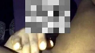 shaved big clit pussy swells juicy wet from deep anal toy fingering masturbation