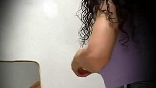 hidden cam catches sexy colombian model's big tits