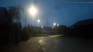 Outdoor Tranny Body Writhes in BDSM Ecstasy