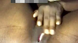 shaved big clit pussy swells juicy wet from deep anal toy fingering masturbation