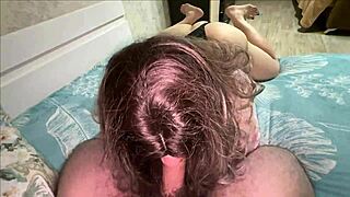 Big milf lures young stud to bed for taboo anal tits blowjob pounding