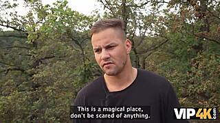 two huge cocks ravage her in wild outdoor frenzy!