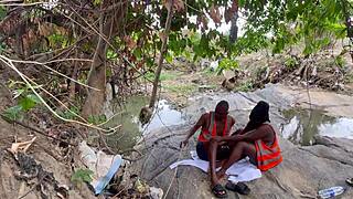 Chubby Outdoor Ass Worship Backstage Frenzy