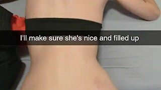 you breed this cheating whore wife rough on snapchat she screams for more