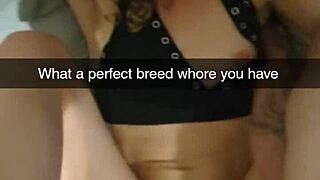 you breed this cheating whore wife rough on snapchat she screams for more