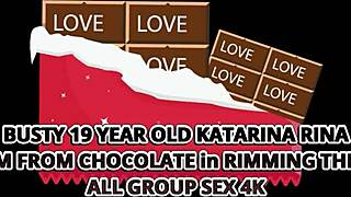 Curvy brunette katarina rina rides matt bird's massive cock pussy pounding doggystyle