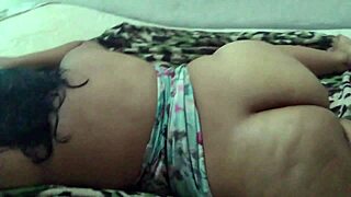 bbw lies nude ready for husband's intense creamy anal assfuck massage part 1