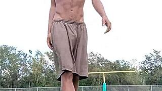 pretty teacher works out solo showing off her sexy body