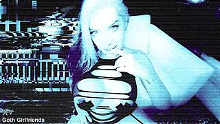 Goth Slut's Toes Sucked Before Hardcore Pussy Pounding Frenzy!