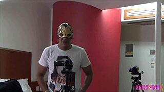 Krista Reyes enjoys rich morning backstage with toys blowjob and Latina heat