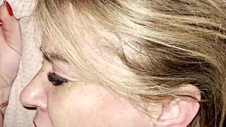 my lover shoved his huge cock deep in my sleepy mouth