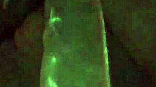 close-up big dildo stretches my fat wet pussy