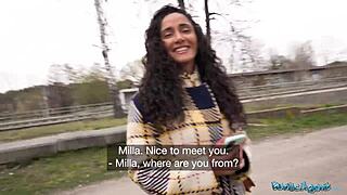 big ass big tits latina rides cock publicly on camera