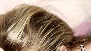 my lover shoved his huge cock deep in my sleepy mouth