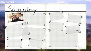 rules for my slave: one week bound in bdsm villa humiliation lingerie training!