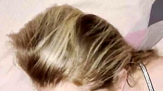 my lover shoved his huge cock deep in my sleepy mouth