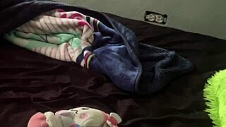 Brunette Masturbates Dripping Wet to Hot Lesbian Orgy Close-Up