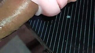 kissy delivers wet pussy and deepthroat blowjob on desk